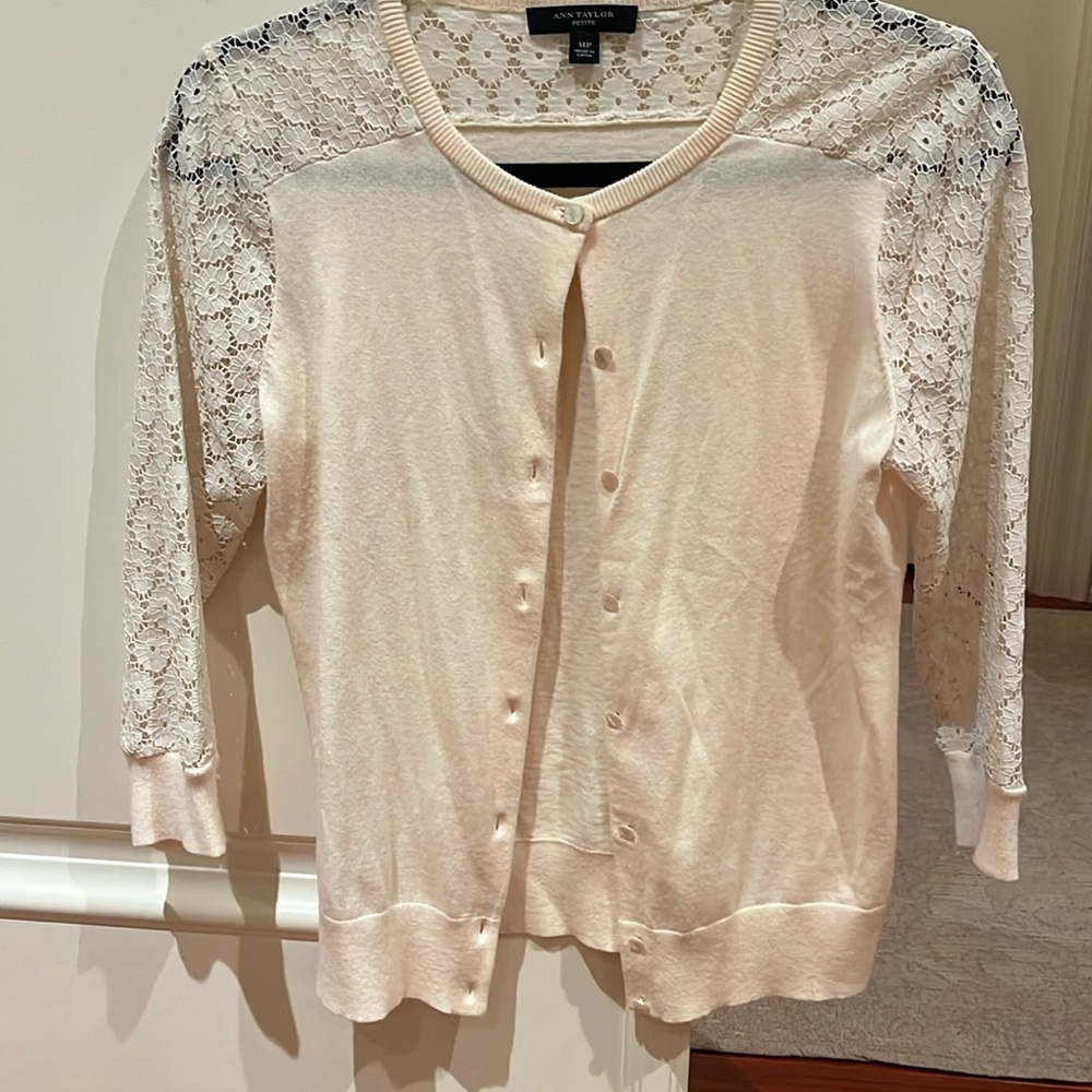 Delicate cardigan! Ann Taylor!